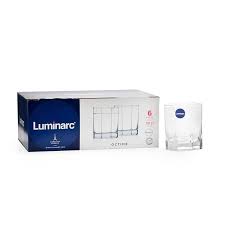 Luminarc Octime Glass Set 6pcs – Elegant Drinking Glasses, Available in 30cl and 33cl, Perfect for Home or Office Use