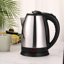 A85A Nunix Electric Kettle 2.0L – 2200W Fast Boil, Stainless Steel Body, Auto Shut-Off, Boil-Dry Protection, 360° Cordless Base – Ideal for Home and Office Use