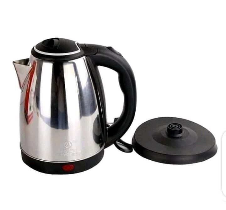 A85A Nunix Electric Kettle 2.0L – 2200W Fast Boil, Stainless Steel Body, Auto Shut-Off, Boil-Dry Protection, 360° Cordless Base – Ideal for Home and Office Use