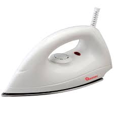 RM305 Ramtons Dry Iron Box – 1000W Non-Stick Soleplate, Thermal Fuse, Indicator Lamp, Adjustable Cord – Lightweight and Efficient for Everyday Ironing