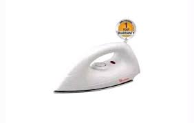 RM305 Ramtons Dry Iron Box – 1000W Non-Stick Soleplate, Thermal Fuse, Indicator Lamp, Adjustable Cord – Lightweight and Efficient for Everyday Ironing