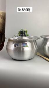 Signature Aluminium Handi Cooking Pot with Lid – 30cm (Approx. 7 Litres) – Wide-Bottom Traditional Pot for Stews, Curries & One-Pot Meals