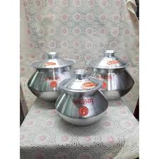 Signature Aluminium Handi Cooking Pot with Lid – 30cm (Approx. 7 Litres) – Wide-Bottom Traditional Pot for Stews, Curries & One-Pot Meals