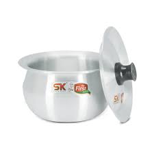 Signature Aluminium Handi Cooking Pot with Lid – 30cm (Approx. 7 Litres) – Wide-Bottom Traditional Pot for Stews, Curries & One-Pot Meals