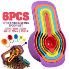 Plastic Measuring Cups – Set of Lightweight, Durable Kitchen Tools for Precise Measurement – Ideal for Baking & Cooking