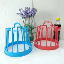 Kenpoly Plastic Glass Stand – Portable and Convenient Holder for Up to 6 Glasses – Ideal for Home & Outdoor Use