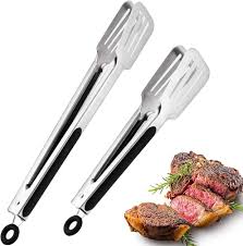 Stainless Steel Food Tong – Durable, Easy-Grip Kitchen Tongs for Cooking, Serving & Grilling – Rust-Resistant, Heatproof, and Easy to Clean