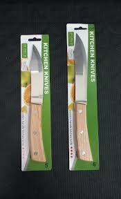 MARVEL Wood Handle Stainless Steel Messer Kitchen Knife 317368, 6" – Durable and Stylish Chef's Knife with Wooden Handle – Ideal for Precision Cutting and Everyday Use