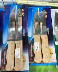 MARVEL Wood Handle Stainless Steel Messer Kitchen Knife 317368, 6" – Durable and Stylish Chef's Knife with Wooden Handle – Ideal for Precision Cutting and Everyday Use