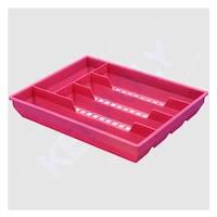 Kenpoly Plastic Cutlery Tray – Durable, Multi-Compartment Organizer for Kitchen Drawers, Keeps Spoons, Forks & Knives Neatly Arranged, Easy to Clean