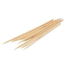 Bamboo Skewers – Natural Wooden Sticks for Grilling, BBQ, Fruit, or Crafts – Smooth Finish, Easy to Use – Available in 15cm, 20cm, 25cm, and 30cm – Pack of 50