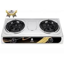 Double Burner Gas Cooker SC002 Nunix – Compact and Efficient, Ideal for Small Kitchens, Adjustable Flame Control for Versatile Cooking