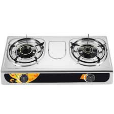 Double Burner Gas Cooker SC002 Nunix – Compact and Efficient, Ideal for Small Kitchens, Adjustable Flame Control for Versatile Cooking