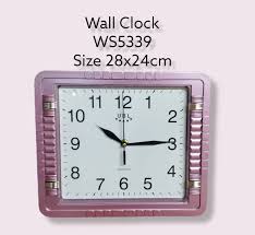 JBN Quartz Wall Clock WS5339 30cm – Silent Non-Ticking Sweep Second Hand, Modern Minimalist Frame, Large Easy-to-Read Numerals, Battery Operated, Easy Mounting, Durable ABS Construction & UV Resistant