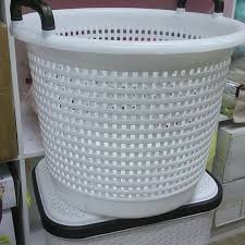 Adix Large Capacity Plastic Laundry Basket with Comfortable Handles – Durable, Lightweight, and Ventilated for Efficient Clothes Organization and Transport