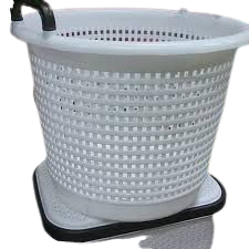 Adix Large Capacity Plastic Laundry Basket with Comfortable Handles – Durable, Lightweight, and Ventilated for Efficient Clothes Organization and Transport
