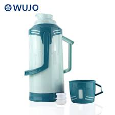 Adix Vuccum Flask 1.8Ltrs Glass Refill Plastic – Durable Insulated Flask, Keeps Beverages Hot or Cold for Extended Hours, Perfect for Home & Office Use