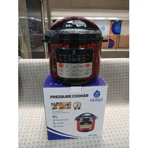 Nunix 5L Multi-Functional Electric Pressure Cooker – Cook Faster, Eat Healthier & Safer | 5-Liter Programmable Electric Cooker for Healthy Meals