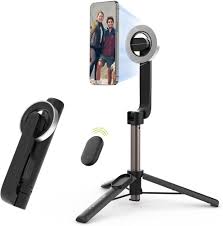 ARHANORY Phone Tripod Stand Mobile Phone Holder Mount Ring Light Set Selfie Stick – Black, Adjustable Desktop and Floor Tripod for Vlogging, Live Streaming, Photography, and Video Calls