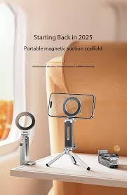 ARHANORY Phone Tripod Stand Mobile Phone Holder Mount Ring Light Set Selfie Stick – Black, Adjustable Desktop and Floor Tripod for Vlogging, Live Streaming, Photography, and Video Calls