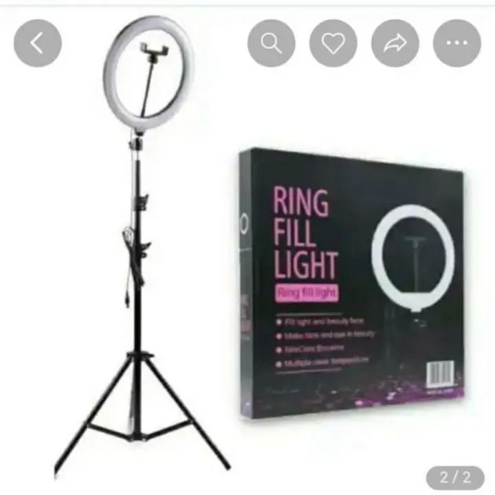 3 coloured 8-inch ring light tripod for selfies, makeup, and studio lighting with adjustable 2.1m stand, perfect for content creators, vloggers, and professional photography setups
