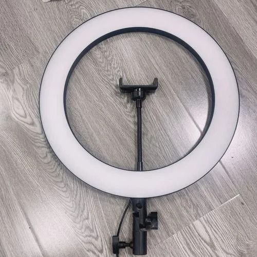 Round 10" & 14" Selfie Ring Fill Light with Adjustable Stand for Live Streaming, Makeup, Vlogging, and Video Recording, Dimmable Circle Lamp with Tripod for Bright, Even Lighting