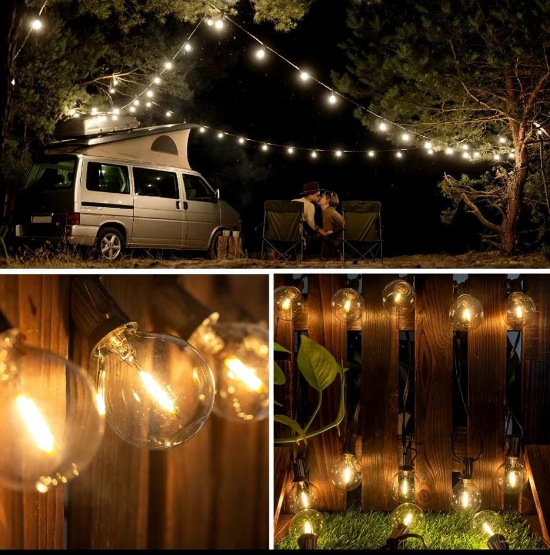 Fairy bulb string lights  20 bulbs 5M long. Electric