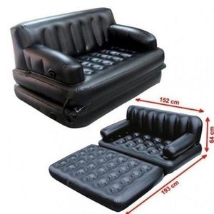 🧏‍♀️RELAX IN STYLE 🧏‍♀️🤑Best Ways 5in1 Inflatable Multifunction sofa-bed with manual pump.Versatile Design: Transforms from a chic sofa to a spacious double bed.
Durable Construction: Sturdy coil-b