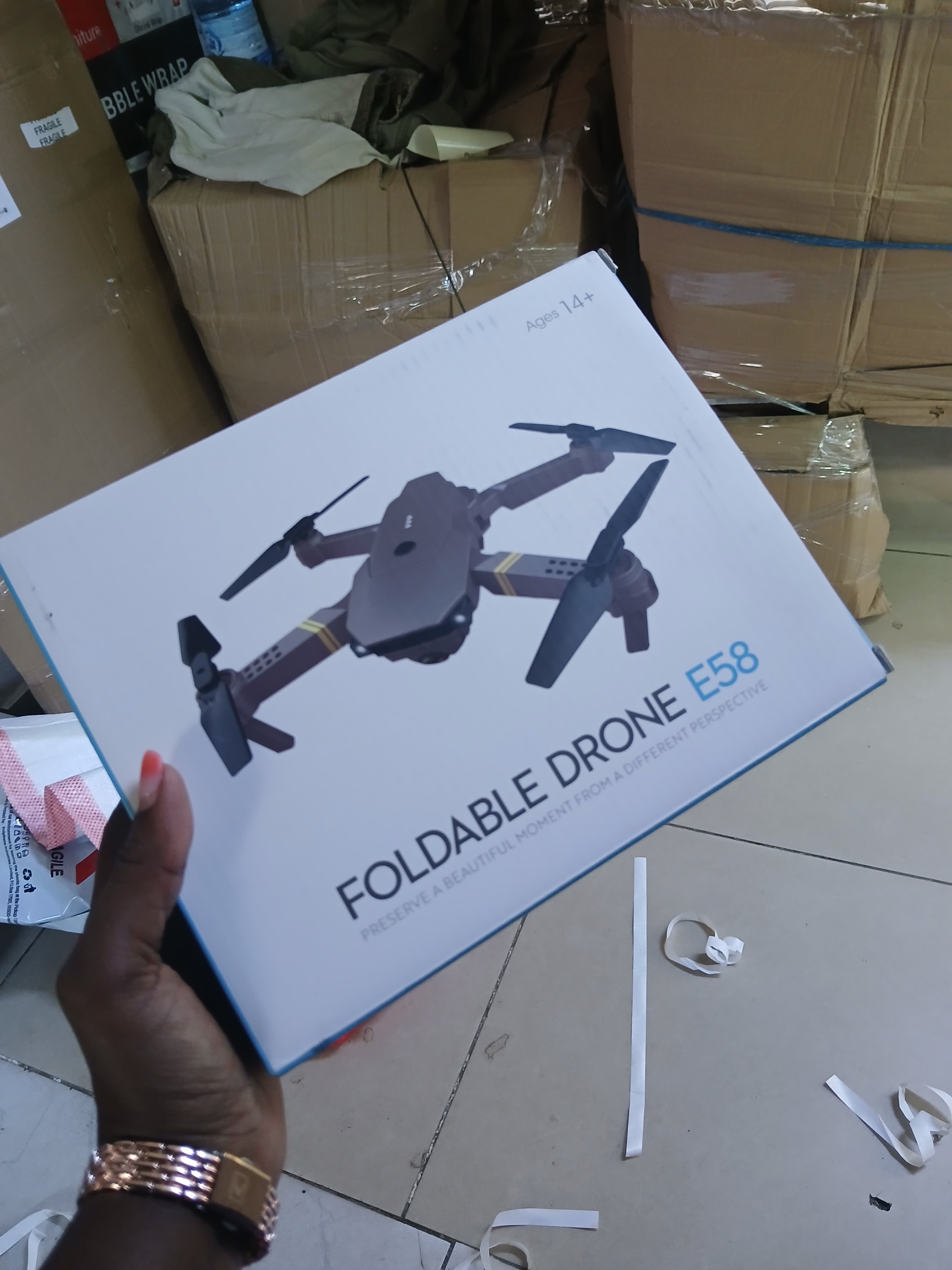 🧏‍♀️Capture the Skies! 🌤️  E88Pro RC Drone 4K Professinal With 1080P Wide Angle Dual HD Camera Foldable RC Helicopter WIFI FPV Height Hold Apron Sell Gift.🎮 Includes: Drone, Remote Controller, Bat