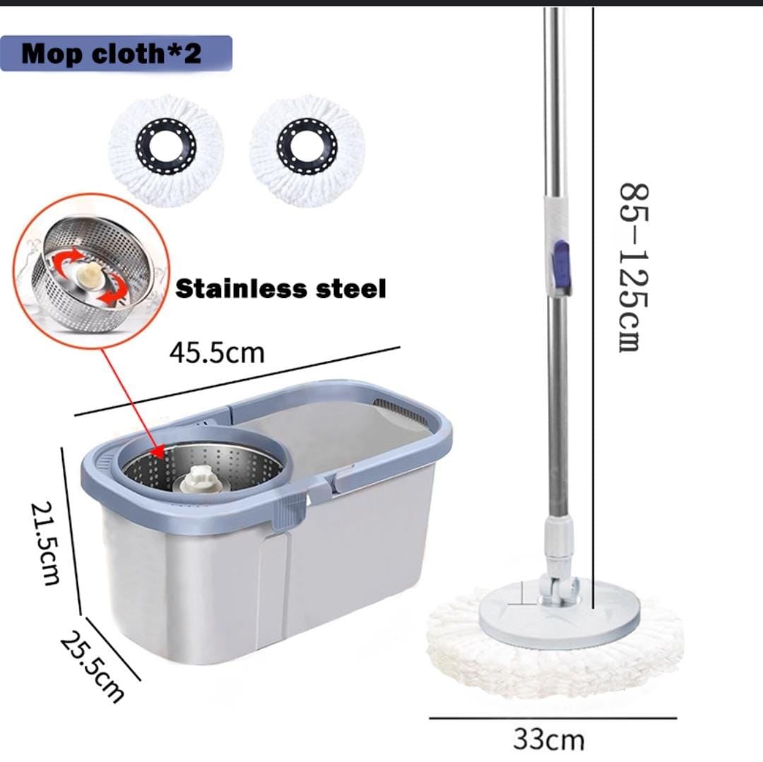🌱Now DISCOUNTED 🌱✅️SHOP NOW✅️Fashion rotary mop 17L bucket, 112cm mop, 2 rags.360 rotating washable mop
No spills, no shock and no damage to floors
Microfiber mop head works great wet or dry
Keeps y