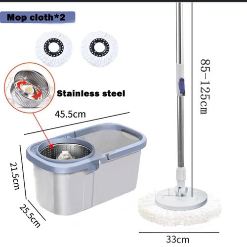 🌱Now DISCOUNTED 🌱✅️SHOP NOW✅️Fashion rotary mop 17L bucket, 112cm mop, 2 rags.360 rotating washable mop
No spills, no shock and no damage to floors
Microfiber mop head works great wet or dry
Keeps y