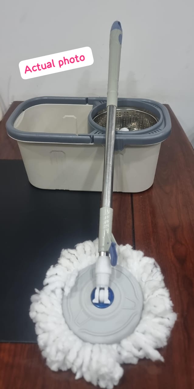🌱Now DISCOUNTED 🌱✅️SHOP NOW✅️Fashion rotary mop 17L bucket, 112cm mop, 2 rags.360 rotating washable mop
No spills, no shock and no damage to floors
Microfiber mop head works great wet or dry
Keeps y