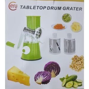 🌿Satisfaction Guaranteed 🔹️Multipurpose Rotary Drum Grater Chopper Vegetable Cutter Slicer Potato Cheese Shredder.Powerful non-slip suction feet for stability with easy release tabs
Quick and effort