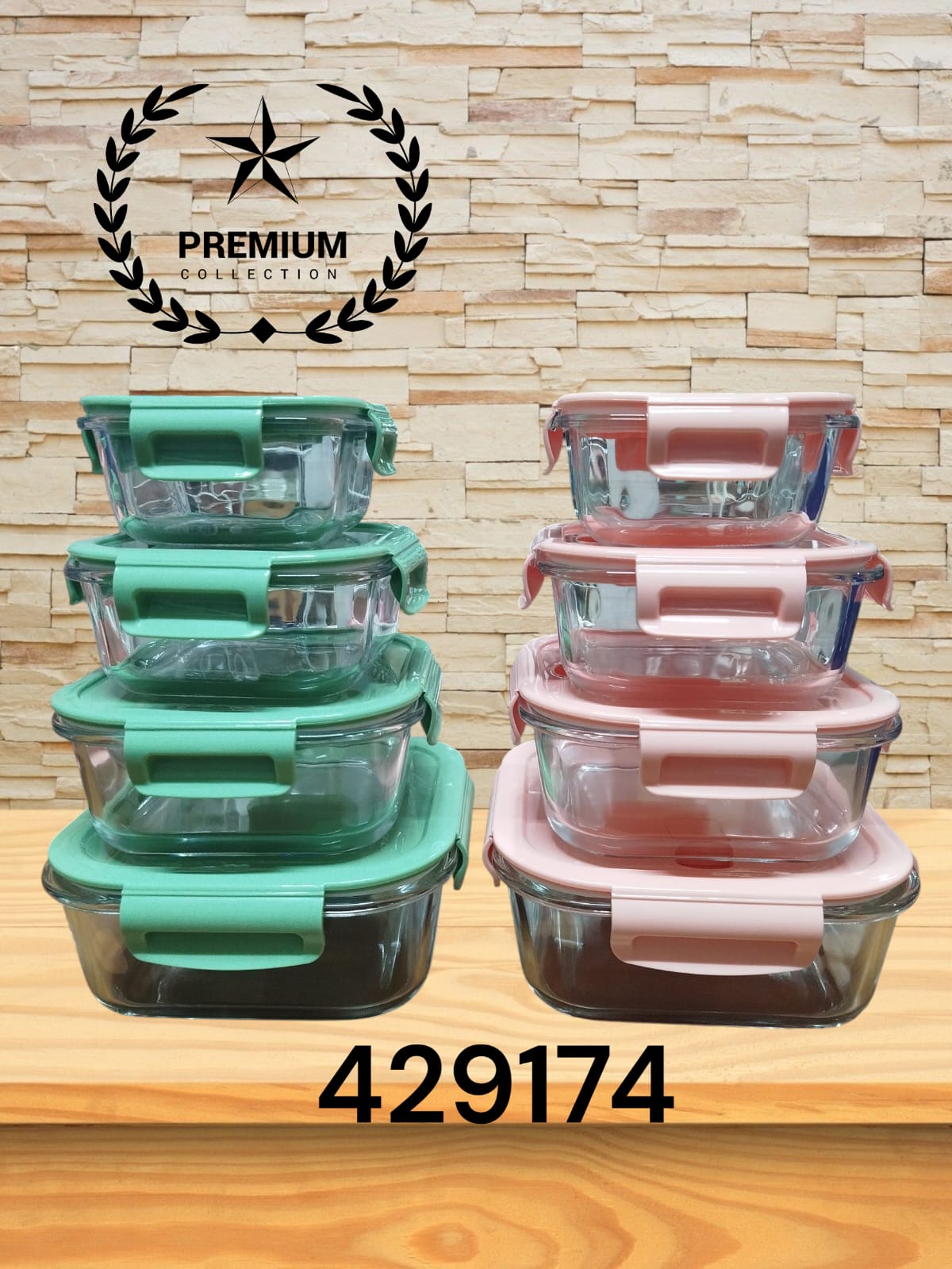 🎇4PC square Glass Bowl set 
320ML/520ML/800ML/1200ML🦋Fridge Organizer Stackable Refrigerator Organizer, Glass 3 Pack Glass Food Containers for Meal Prep, Durable Leakproof Lids for Lunch Storage, 3