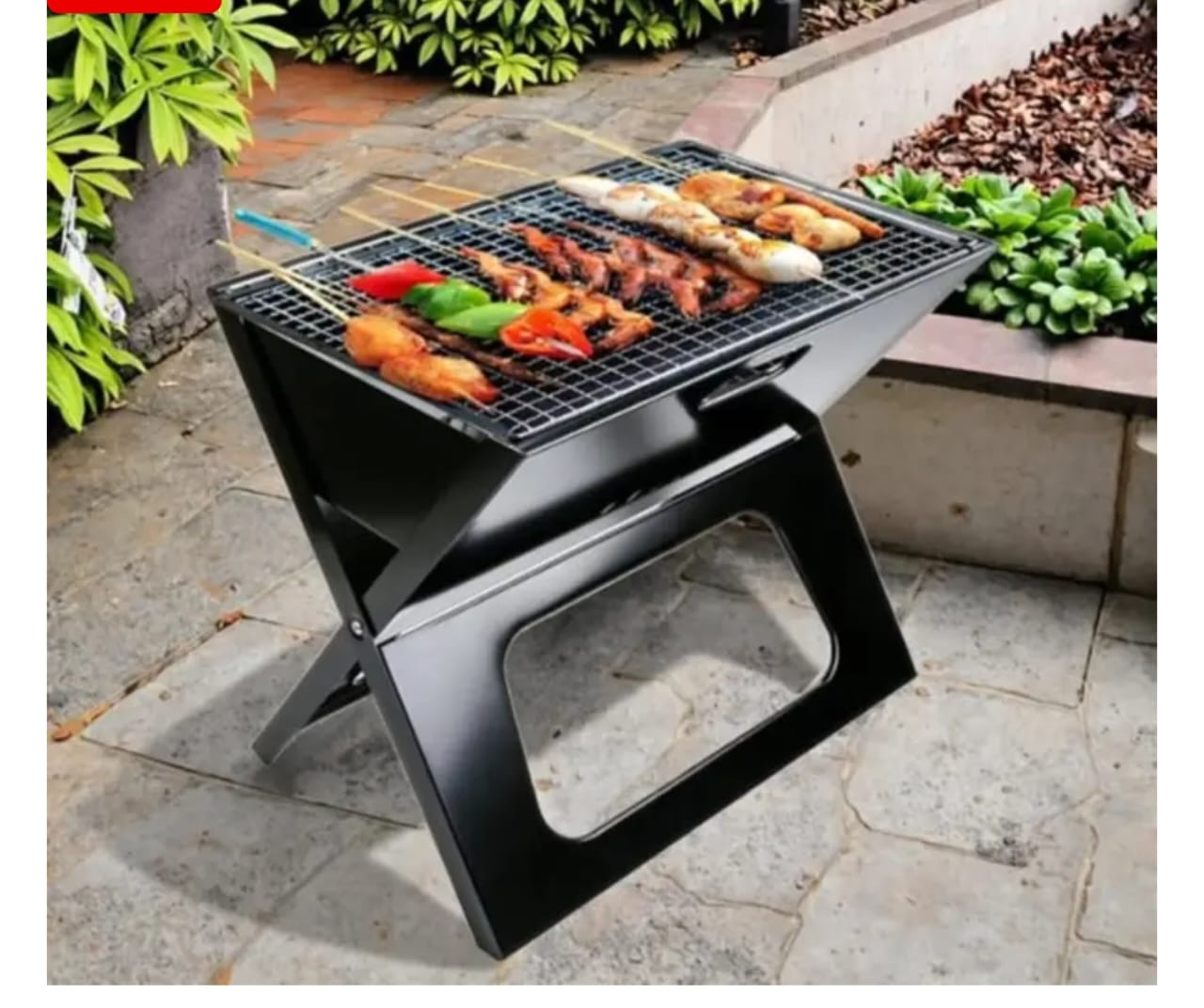 PRICE DROPPED🎇FOLDABLE PORTABLE BARBECUE CHARCOAL GRILL-BBQ GRILL🎀【Safe & Quality materials】: The barbecue grill is made of stainless steel, sturdy and durable.It has the characteristics of rust-pro