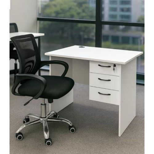 ON OFFER☀️Office / Study 1.0M Desk with Ergonomic Office Chair – Durable & Comfortable for Home & Office PLUS Free 4-Way Extension Cable🦋compact and functional workspace set designed to boost product