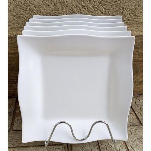 6pcs Square Melamine Plates Dinner SetMelamine 6pcs dinner Plate. Attractive Extra Strong Light and portable Multiple use Easy to clean Premium Quality WHAT’S IN THE BOX 6pcs melamine dinner set