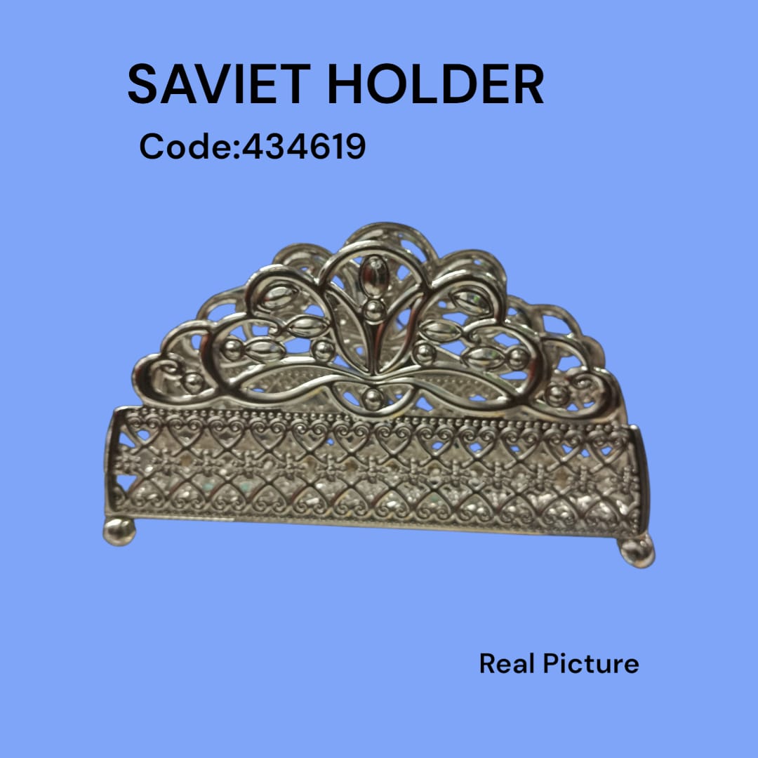 Serviette Holder Neat & practical design

✅ Strong & durable

✅ Ideal for home, hotel & dining table use