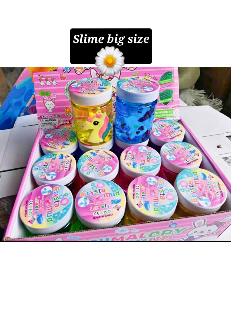 😇💫ELEGANT S KIDS BIG SIZE MODELLING SLIME Sludge Stress Relief Kids Toys Specifications: Amazing fluffy slime and super fun to play with! It's ideal for arts, crafts, and school projects.