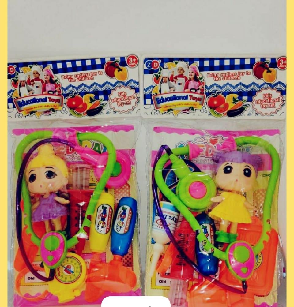 😙😙BRING ENDLESS JOY TO THE CHILDREN NEW KIDS DOCTORS KIT SETDoctor Kit Set Doctor Pretend Role Play Equipment Nurse Case Box Toy Gift for Kids Toddlers Boys Girls.
kit is perfect for your little gir