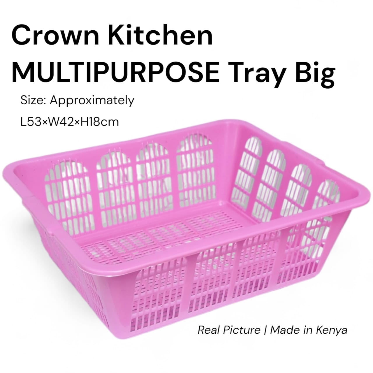 Adix Multipurpose Kitchen Tray (Big) *
Organize and serve with ease using this big multipurpose kitchen tray from Adix. Perfect for carrying snacks, drinks, or kitchen essentials around your home.

✅