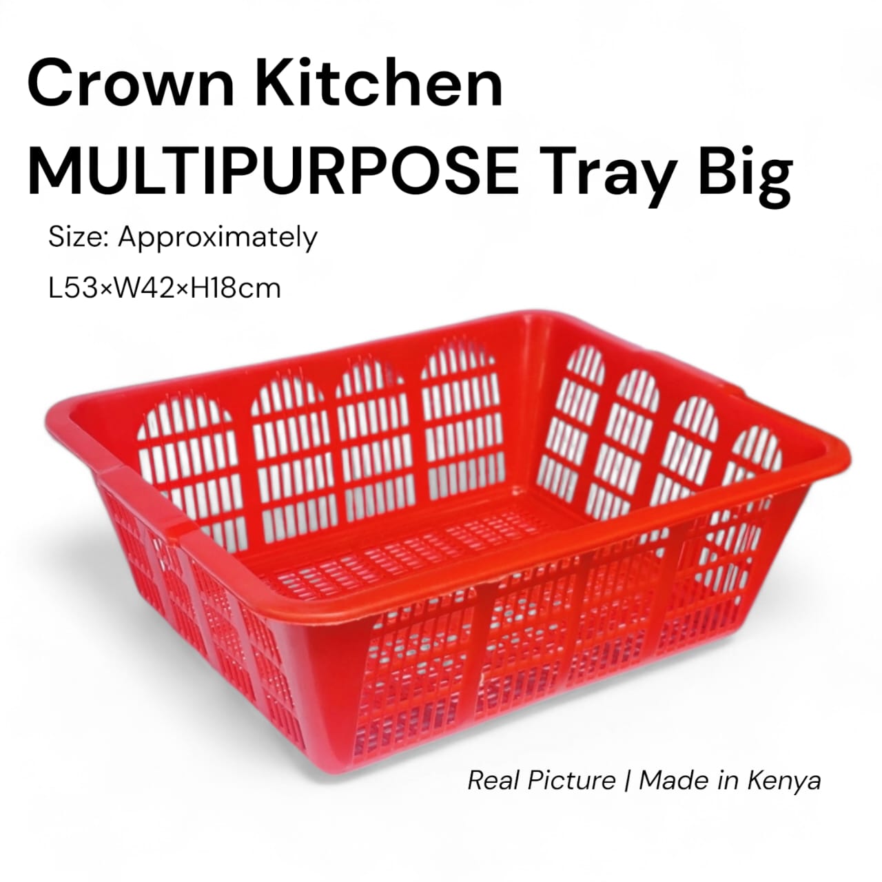 Adix Multipurpose Kitchen Tray (Big) *
Organize and serve with ease using this big multipurpose kitchen tray from Adix. Perfect for carrying snacks, drinks, or kitchen essentials around your home.

✅