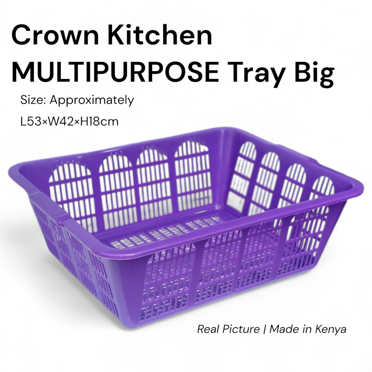 Adix Multipurpose Kitchen Tray (Big) *
Organize and serve with ease using this big multipurpose kitchen tray from Adix. Perfect for carrying snacks, drinks, or kitchen essentials around your home.

✅