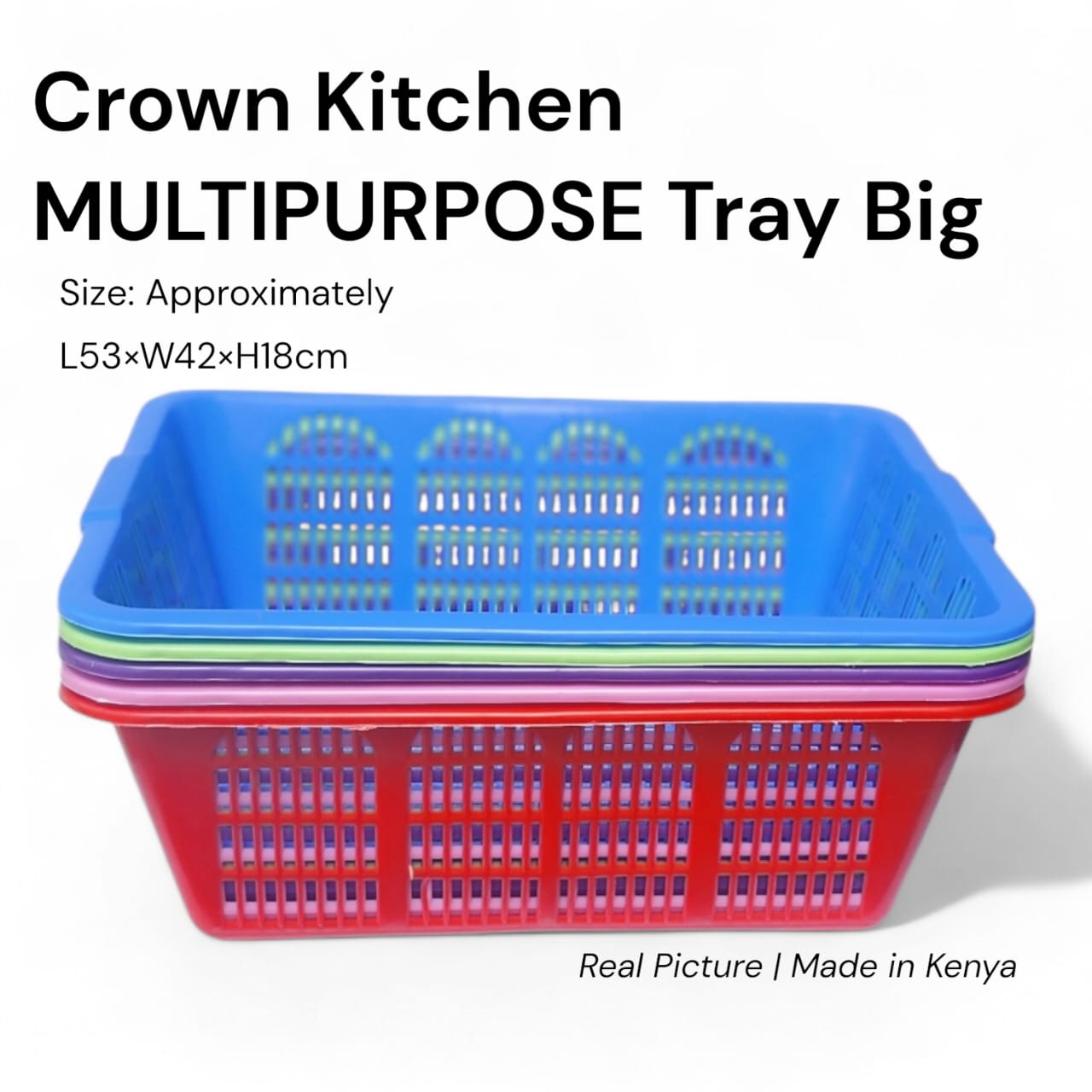 Adix Multipurpose Kitchen Tray (Big) *
Organize and serve with ease using this big multipurpose kitchen tray from Adix. Perfect for carrying snacks, drinks, or kitchen essentials around your home.

✅