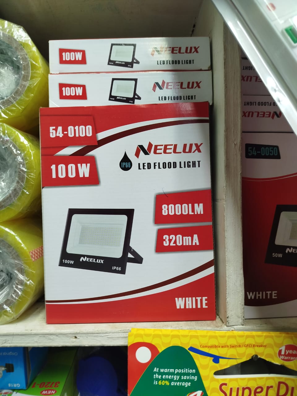 Neelux LED Floodlight – Powerful Illumination, Brilliant Performance 💡
Light up your space with the Neelux LED Floodlight, available in 100W, 150W, and 200W options to suit every need — from home yar