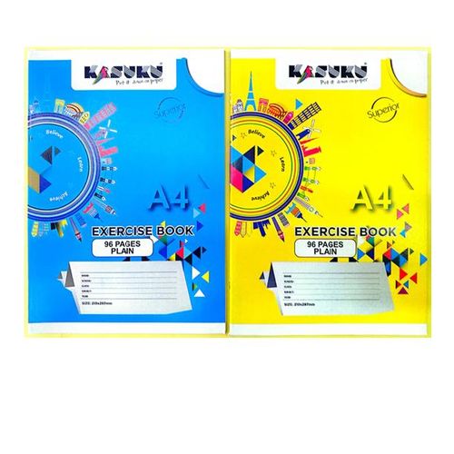 Kasuku A4 96-Page Exercise Books – 12pcs Set 📒
Perfect for students and everyday school use, this Kasuku A4 Exercise Book set combines practicality with quality. Each book has 96 pages, giving ample