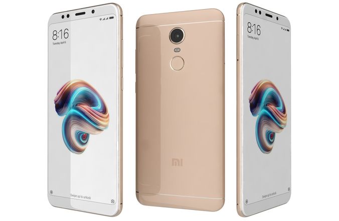 REFURBISHED XIAOMI REDMI 5PLUS 64GB GOLD/BLACK DISPLAY 6.0 INCHES REAR CAMERA 12MP BATTERY CAPACITY 4000MAH WITH  WARRANTY