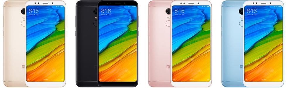 REFURBISHED XIAOMI REDMI 5PLUS 64GB GOLD/BLACK DISPLAY 6.0 INCHES REAR CAMERA 12MP BATTERY CAPACITY 4000MAH WITH  WARRANTY