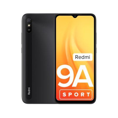 REFURBISHED REDMI 9A DISPLAY 6.6 INCHES 6GB RAM 128GB ROM 5000MAH BLACK 13MP BACK CAMERA WITH ACCESSORIES