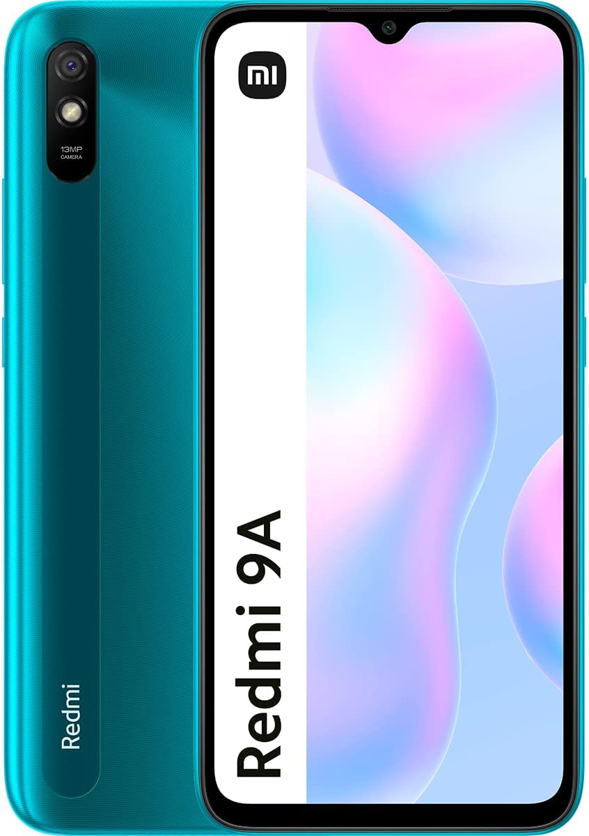REFURBISHED REDMI 9A DISPLAY 6.6 INCHES 6GB RAM 128GB ROM 5000MAH BLACK 13MP BACK CAMERA WITH ACCESSORIES
